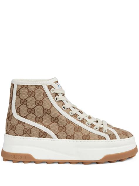 gucci hightop shoes|farfetch Gucci high top.